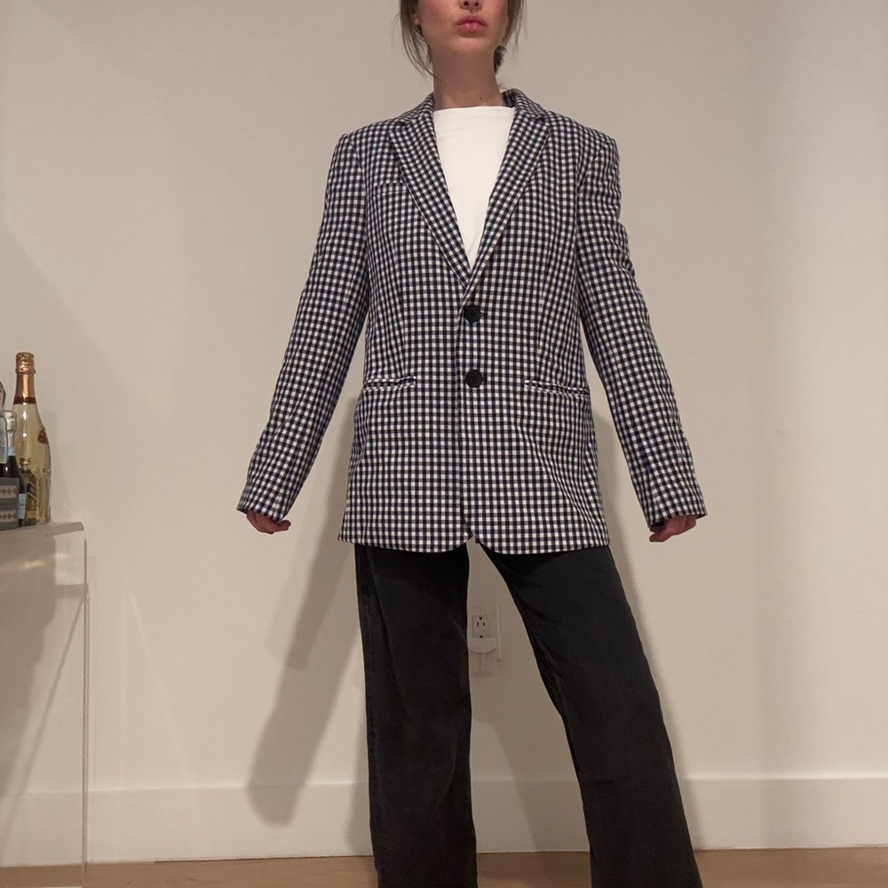 Tibi blazer with zipper detail